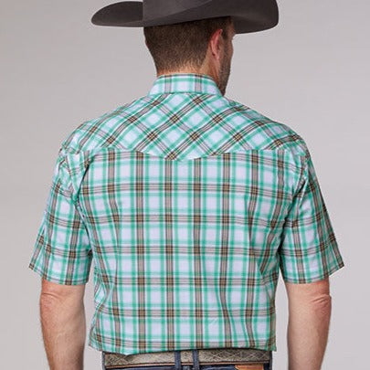 Teal Plaid | Roper Mens