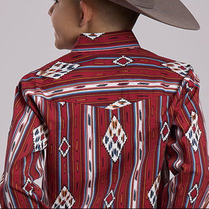 Red Vintage Stripe | Roper Boys