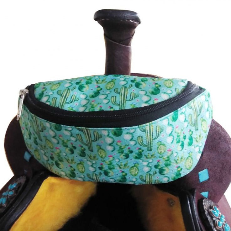 Blue Cactus Saddle Sack