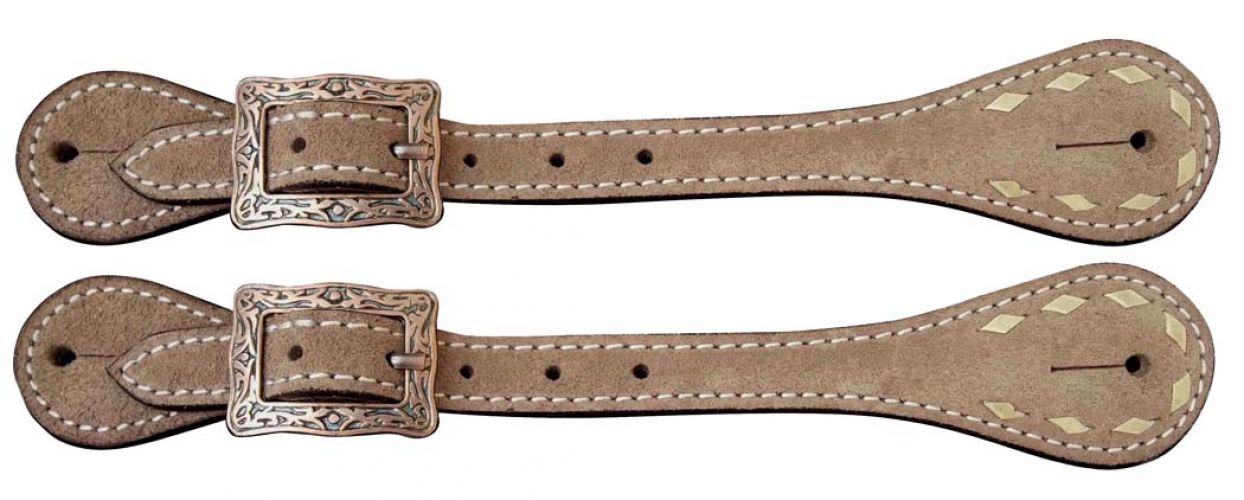 Cream Buckstitch Spur Straps