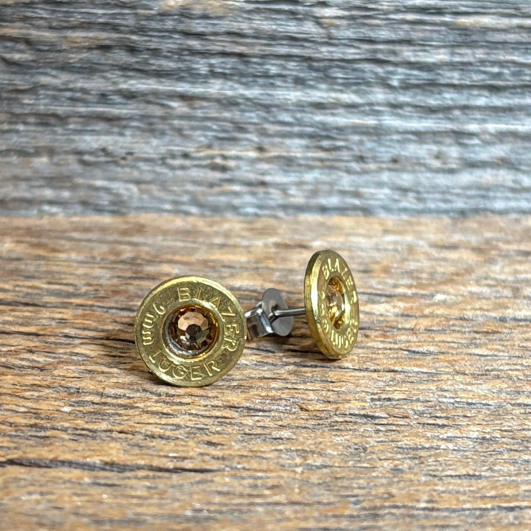 9mm Stud Earrings