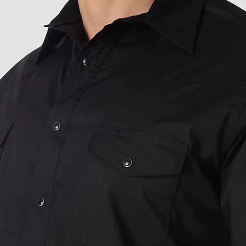 Black Pearl Snap | Wrangler Mens