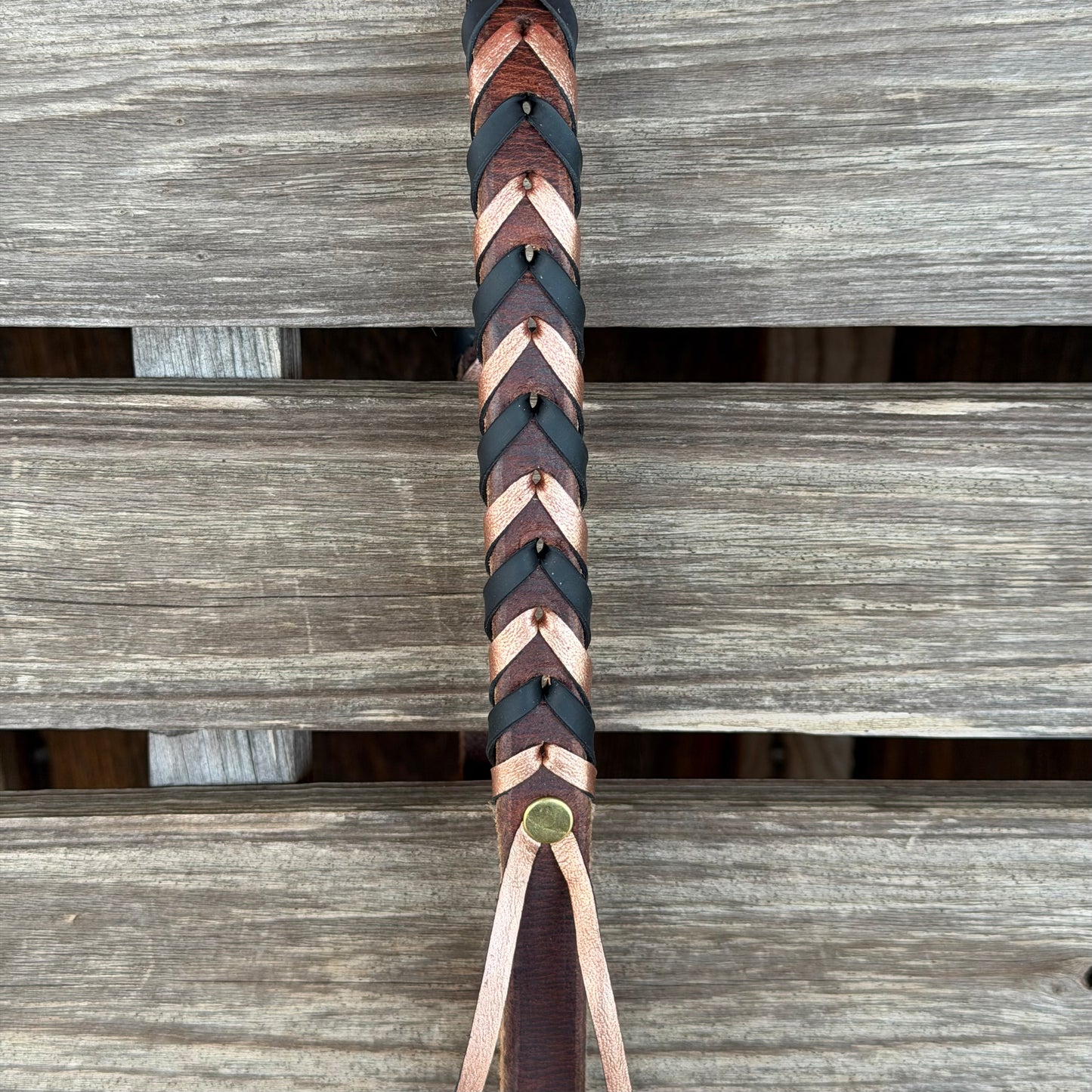 Leather Laced Barrel Reins