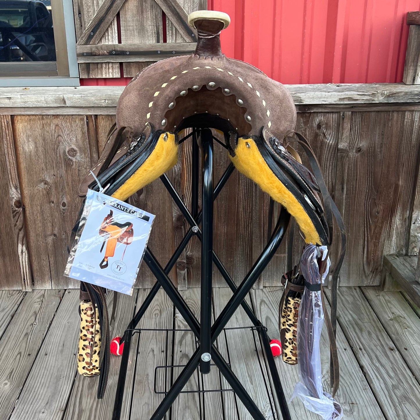 12" Cheetah Double T Saddlery