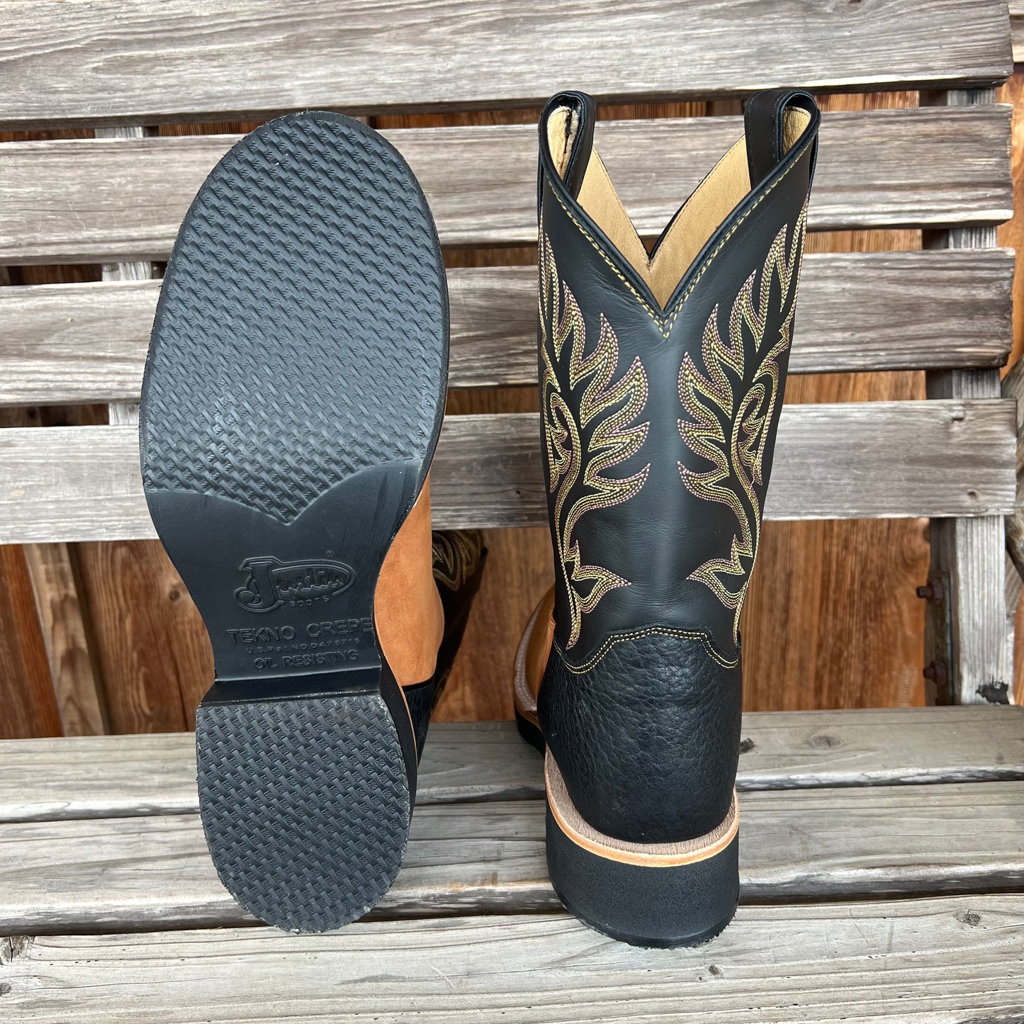 Round Toe Roper | Justin Mens