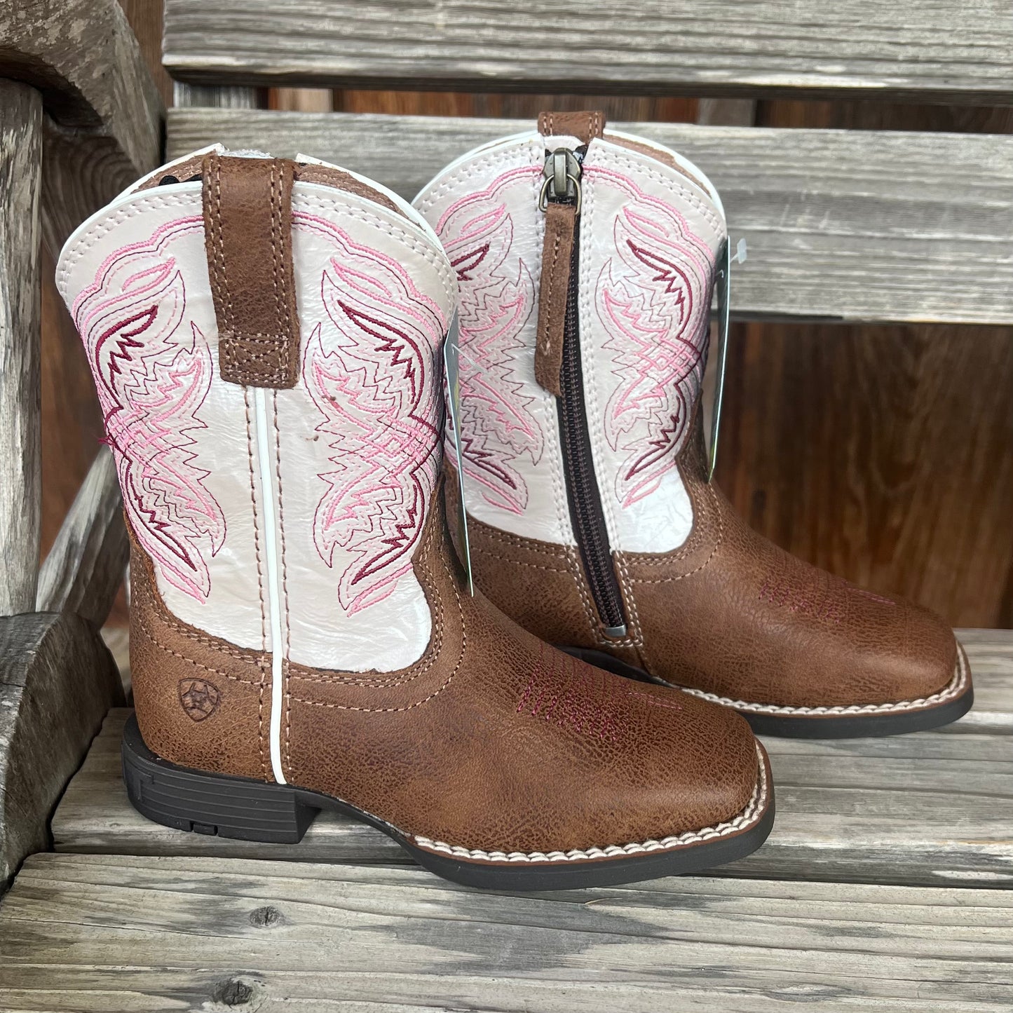 Pink Double Kicker | Ariat Toddler