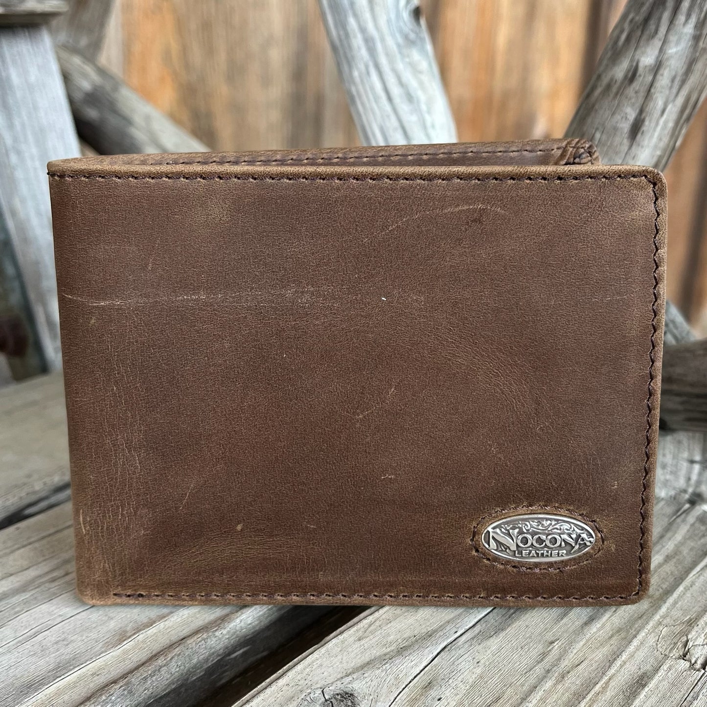 Brown Bi-Fold Wallet