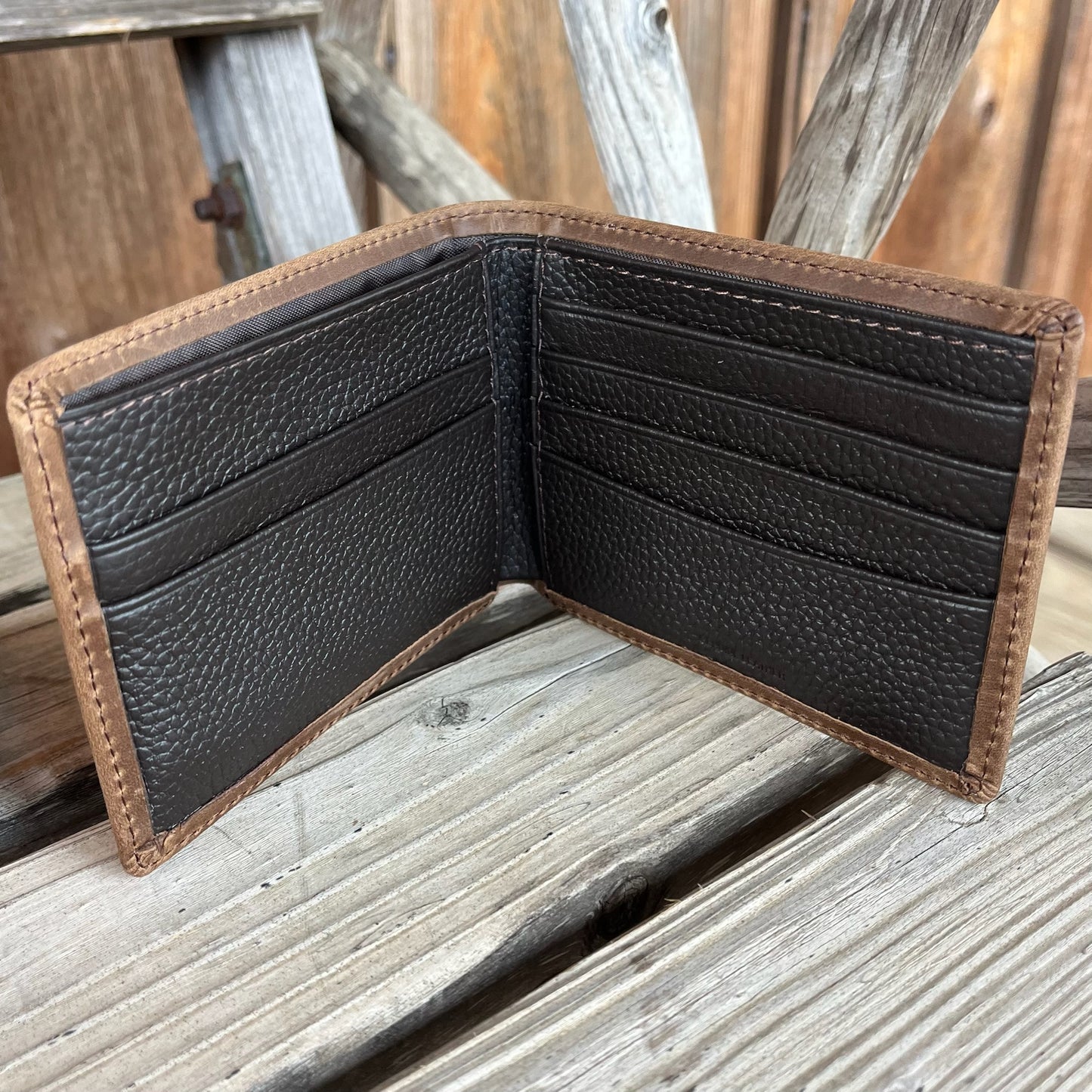 Brown Bi-Fold Wallet