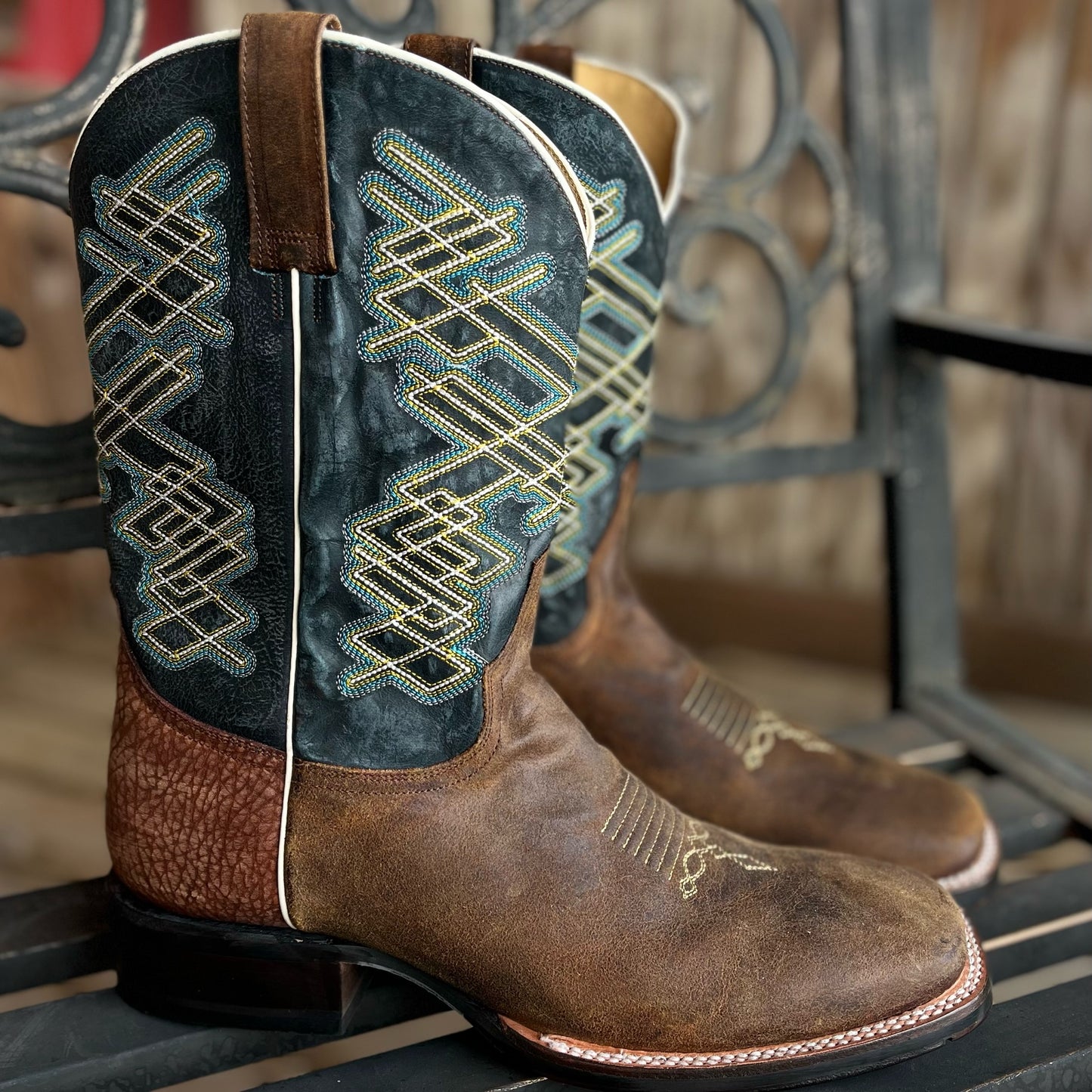 Brown Square Toe | Roper Mens