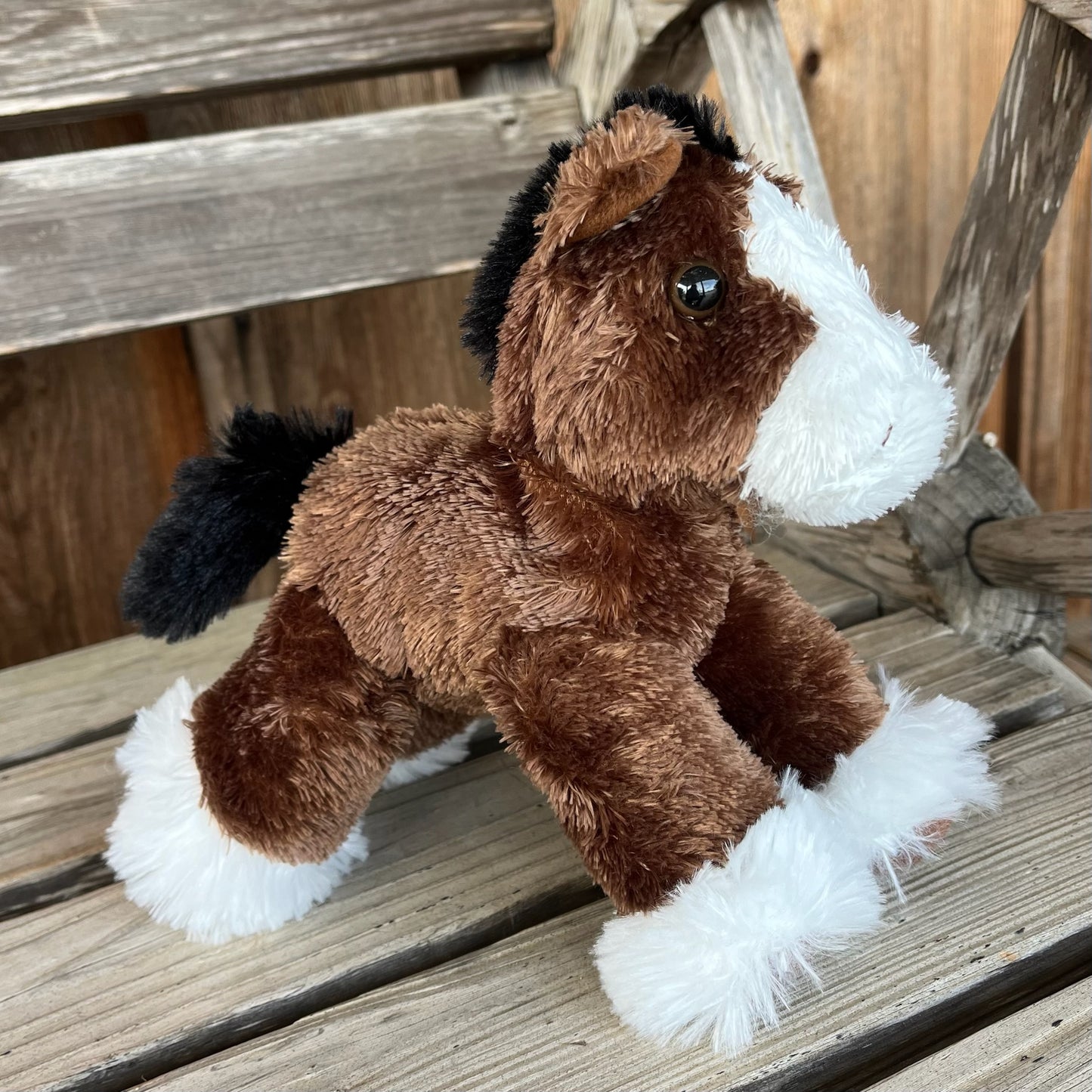 Plush Clyde Horse