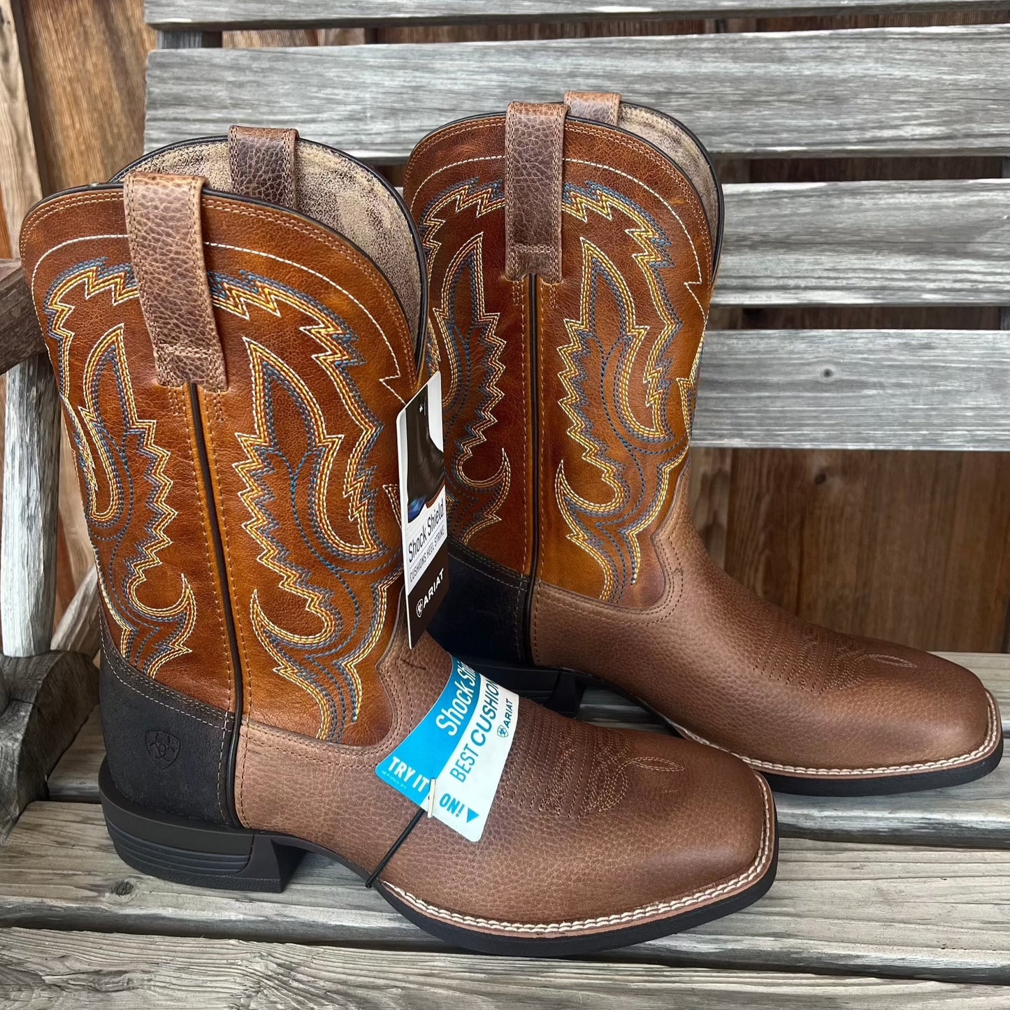 Orange Top Steadfast | Ariat Mens