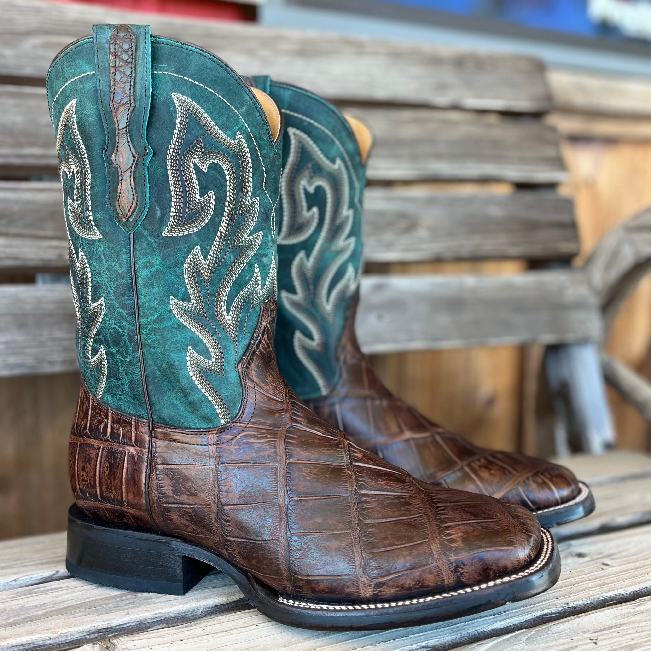 Stetson alligator cheap boots