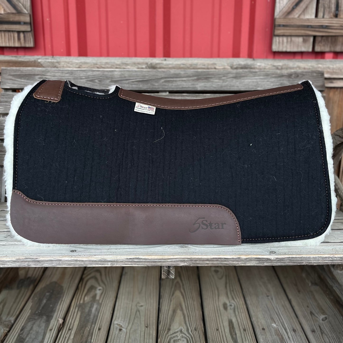 7/8" Black 30x28 Fleece Lined