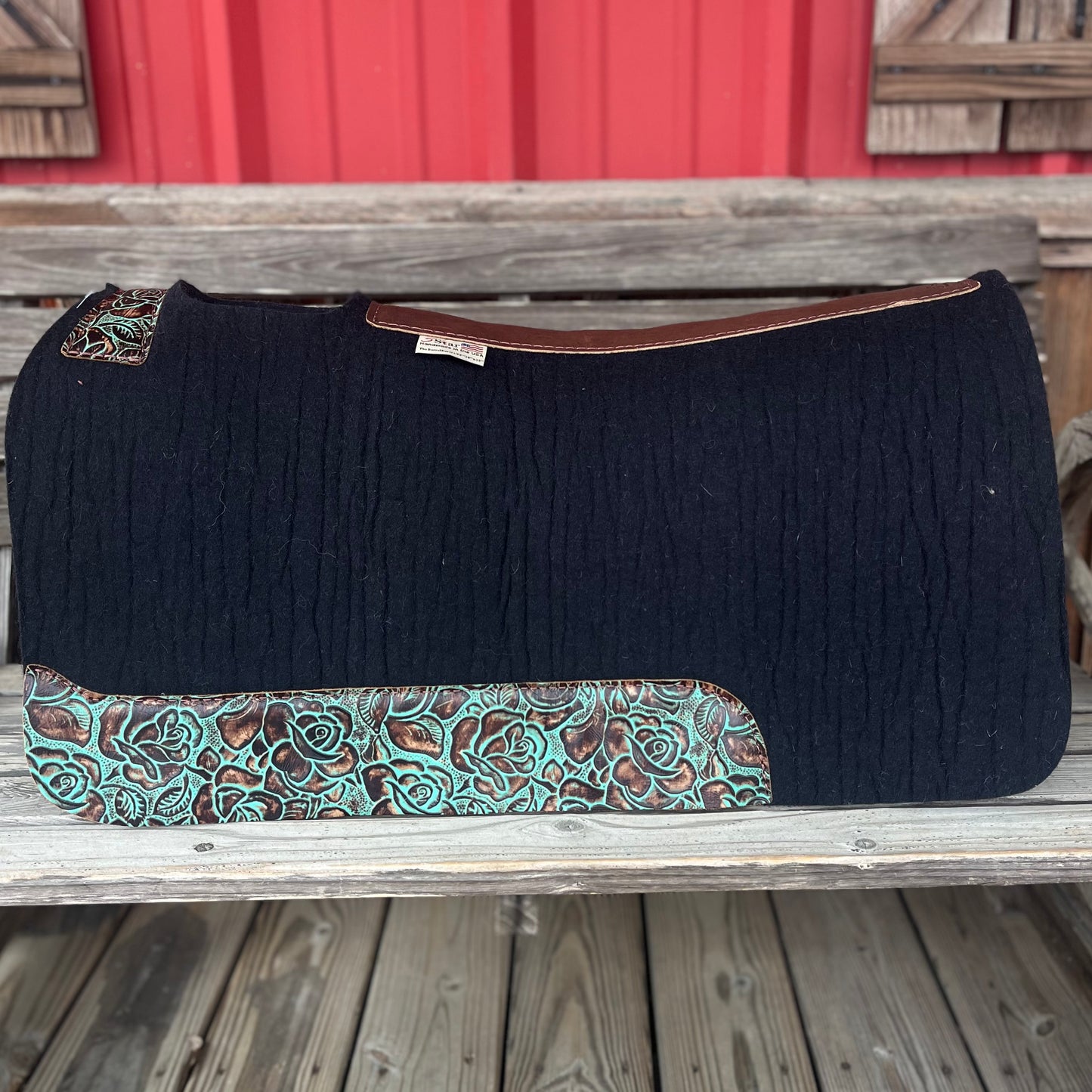 7/8" Black Turquoise Brown 30x28