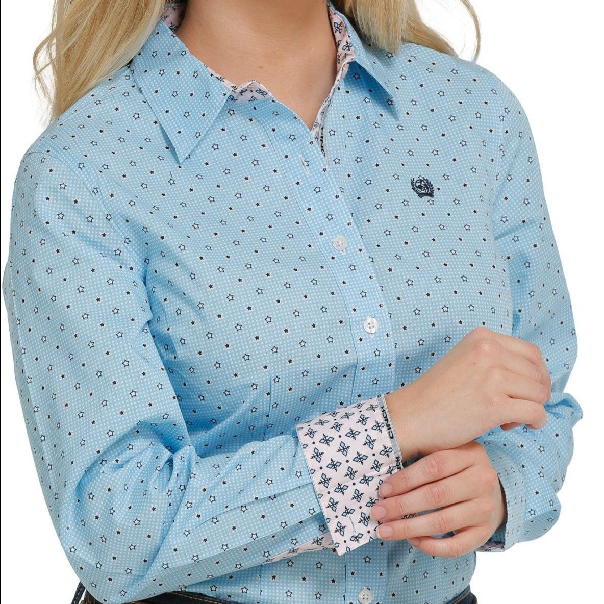 Light Blue Stars | Cinch Womens