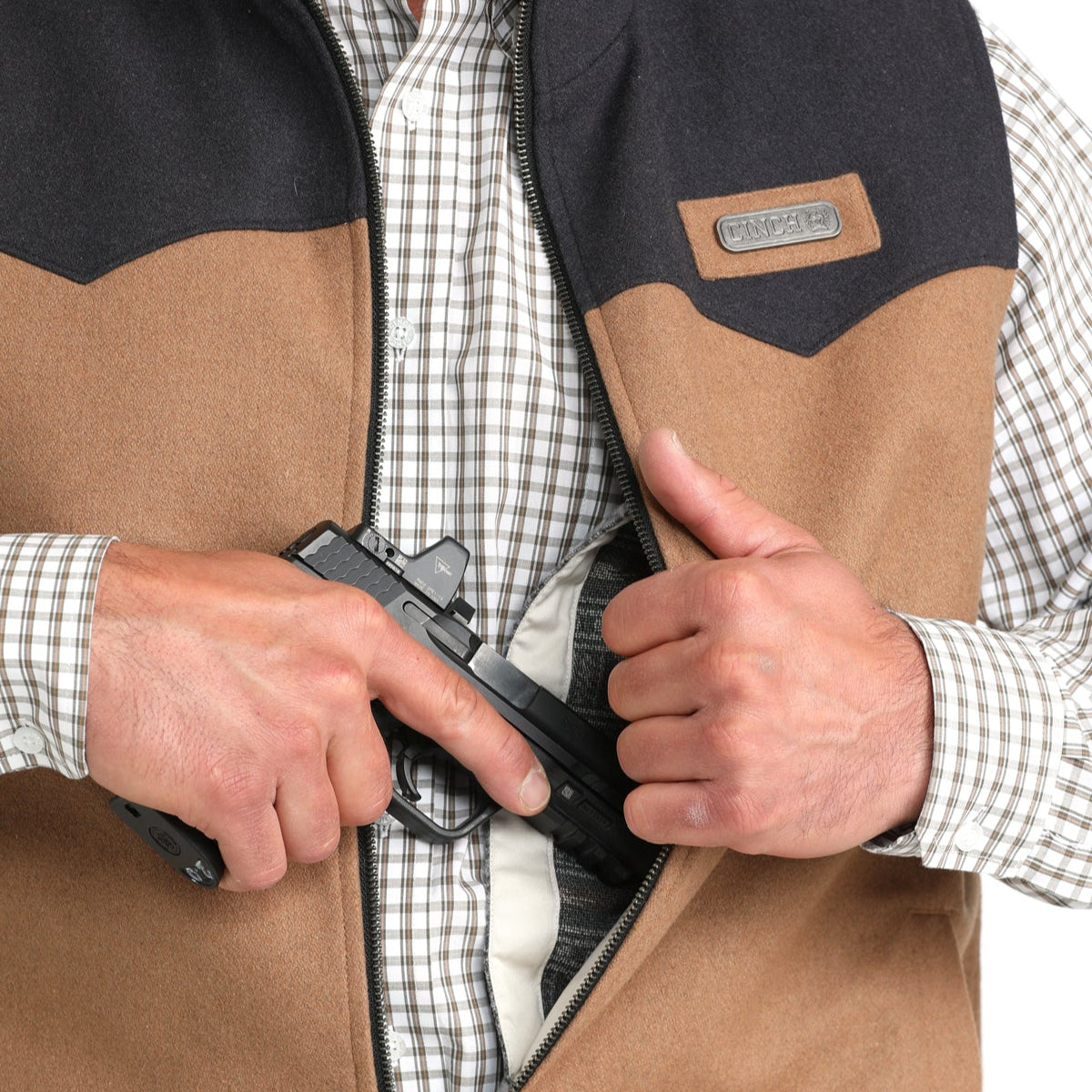 Color Block CC Vest | Cinch Mens