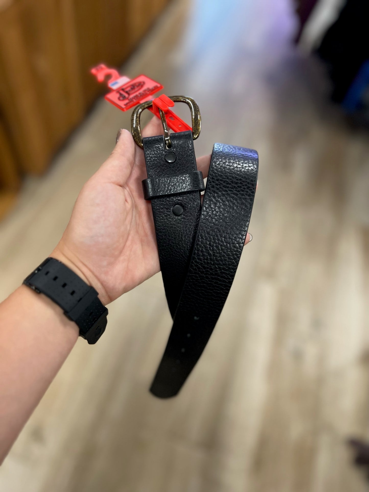 Black Work Belt | Justin Mens