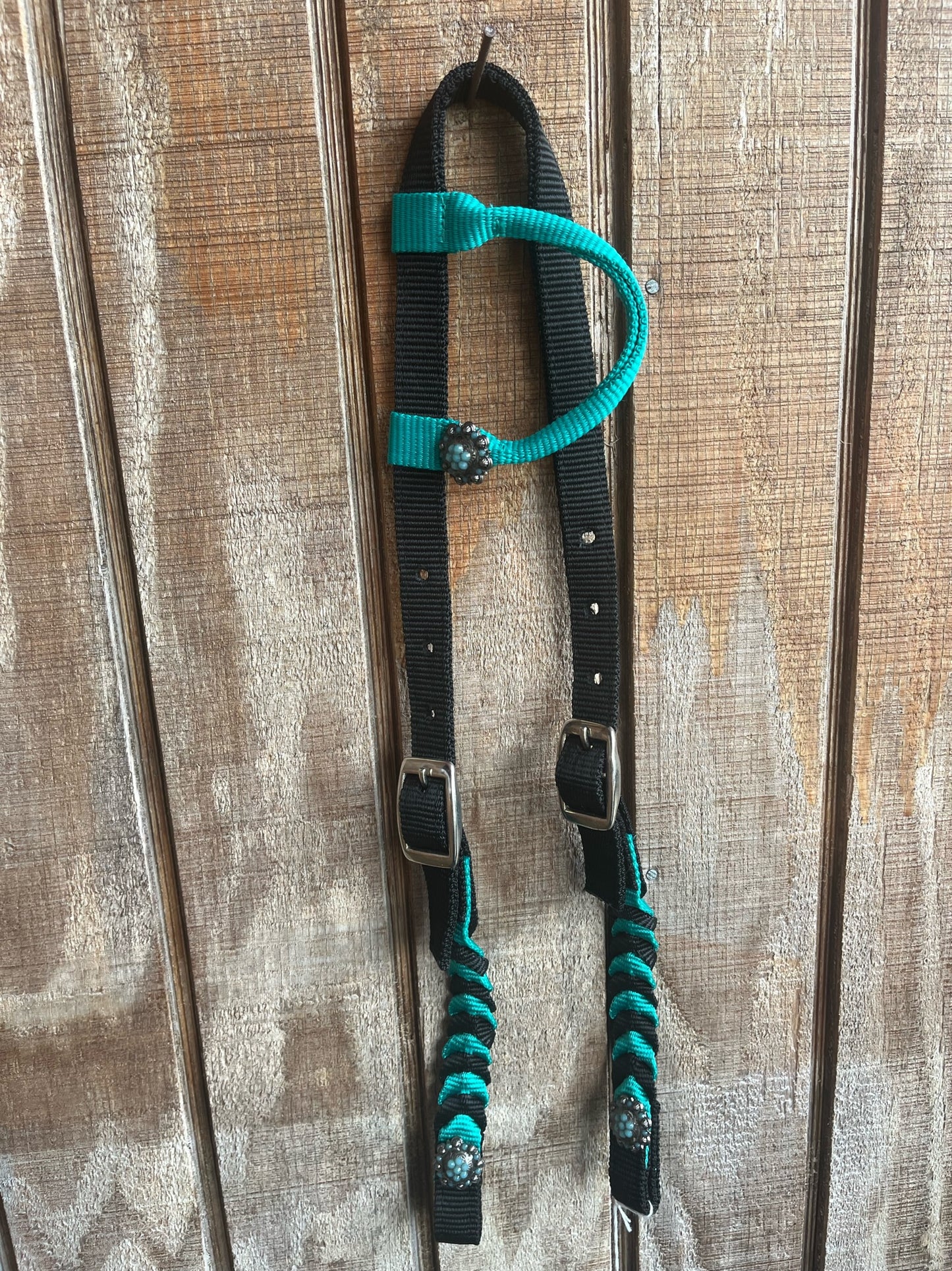 Braided Nylon One Ear Headstall
