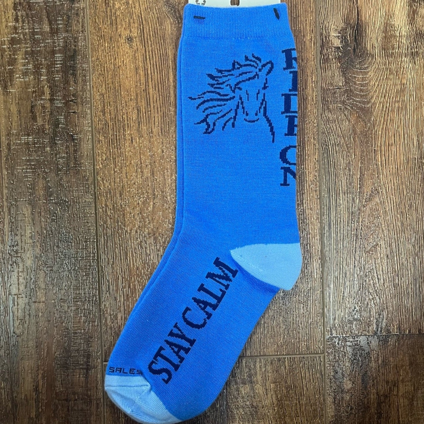 "Stay Calm, Ride On" Socks