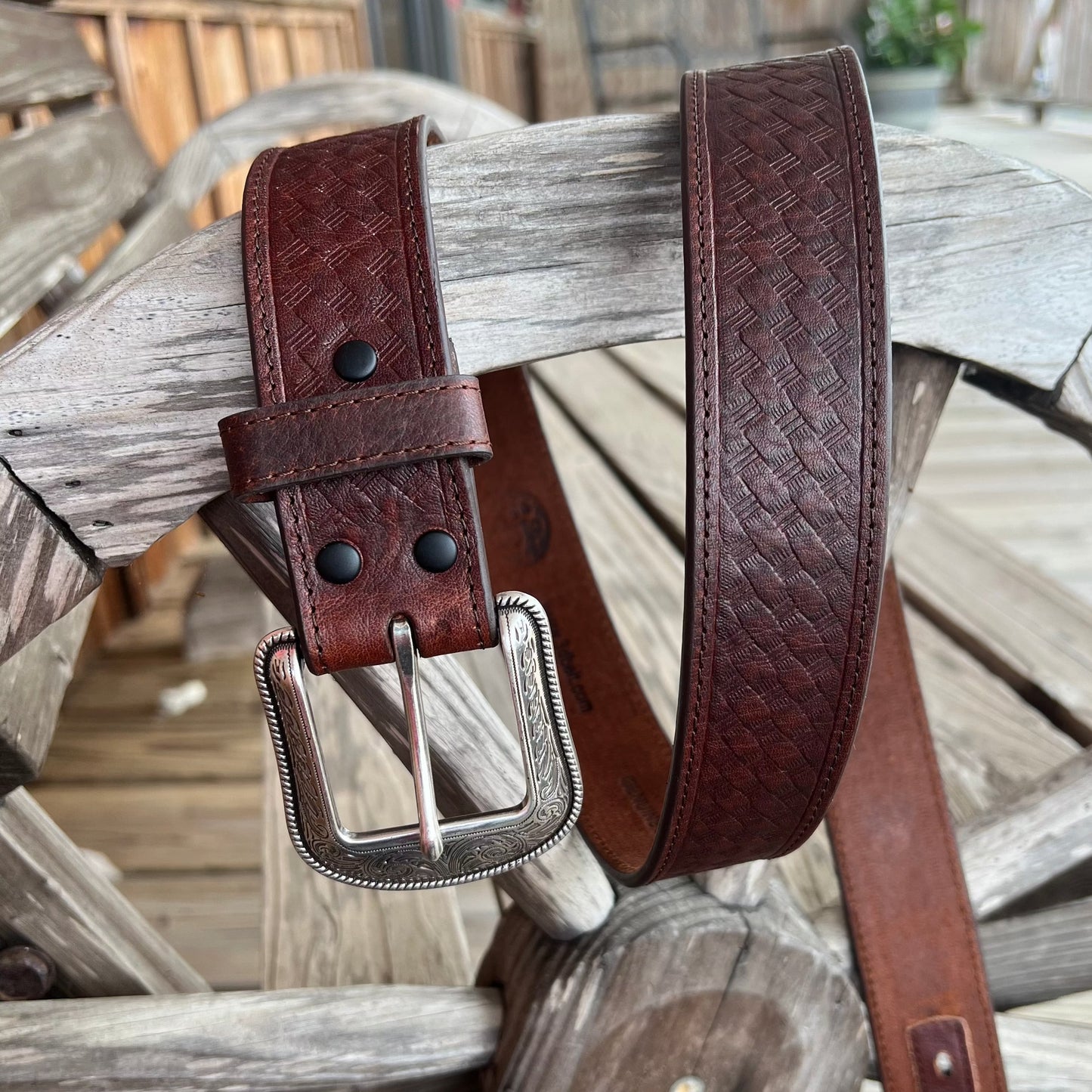 Water Town Amber | 3D Belt Mens