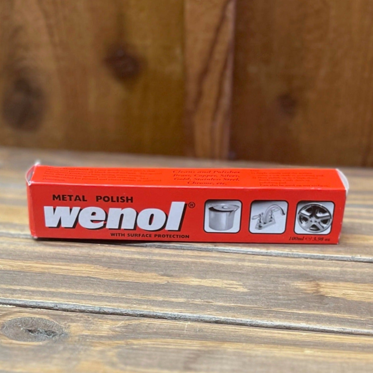 Harold Wenol Metal Polish - 3.98 fl oz tube
