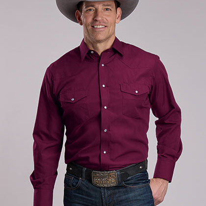 Maroon Classic Solid | Roper Mens