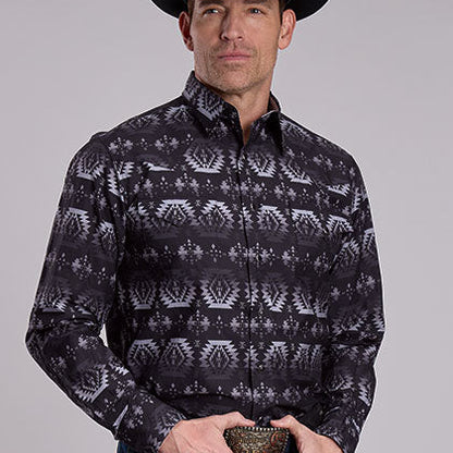 Black Ombre Aztec | Roper Mens