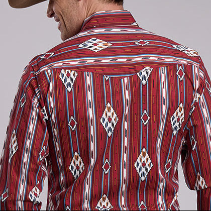 Red Vintage Stripe | Roper Mens