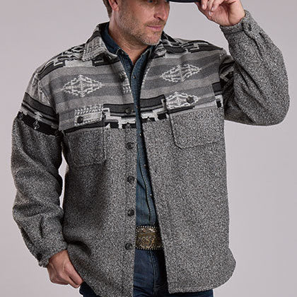Aztec Shirt Jac | Roper Mens