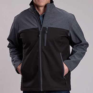 Black Two Toned Jacket | Roper Mens