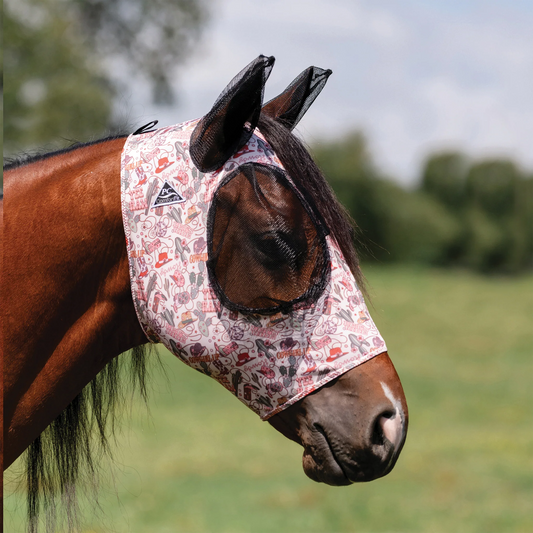 Lycra Fly Mask Cowgirl