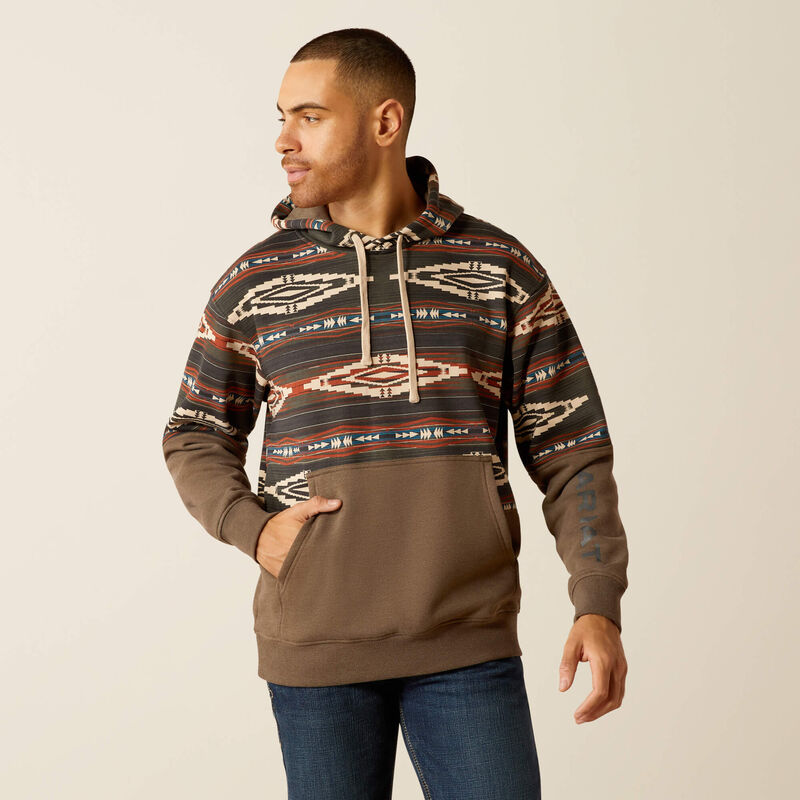 Aztec Hoodie | Ariat Mens