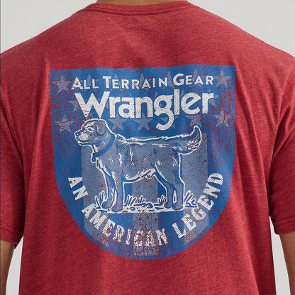 Red Graphic Tee | Wrangler Mens