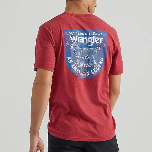 Red Graphic Tee | Wrangler Mens