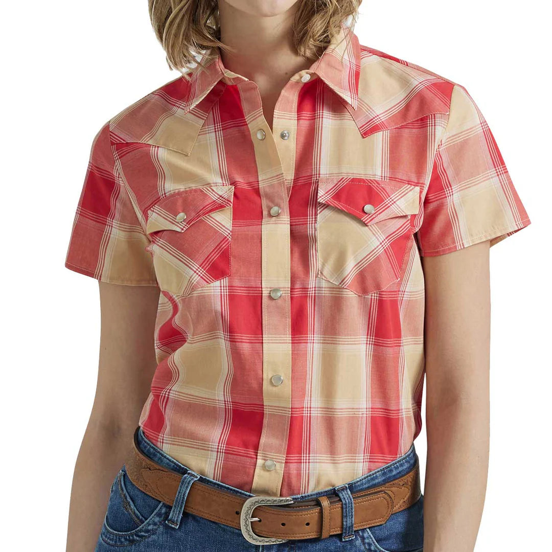 Plaid Short Sleeve | Wrangler Womens