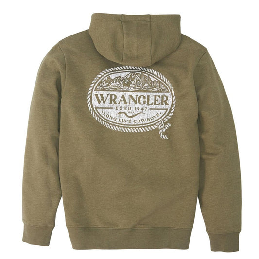 Olive Hoodie | Wrangler Mens