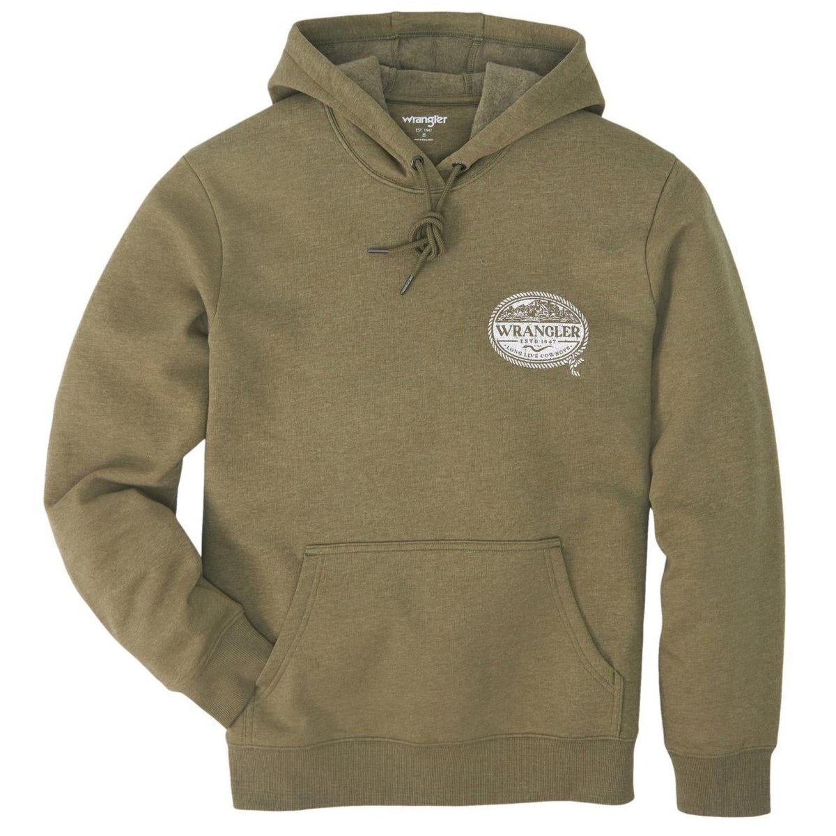 Olive Hoodie | Wrangler Mens