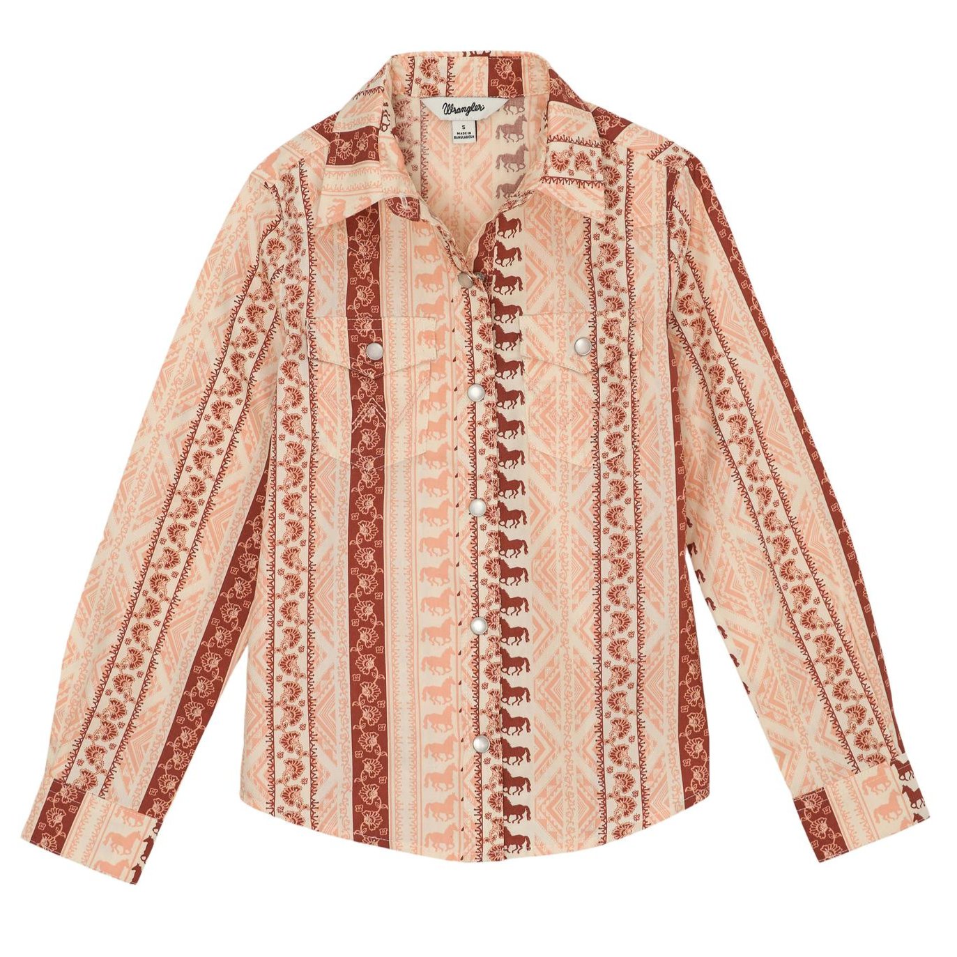 Pink Checotah Print | Wrangler Girls