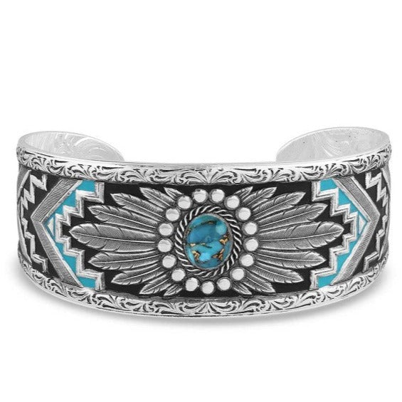 Blue Spring Cuff