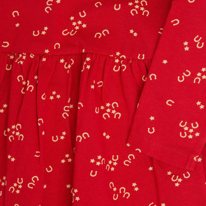 Red Horseshoe Dress | Wrangler Girls