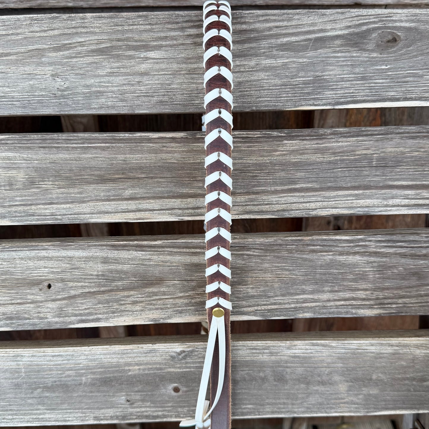 Leather Laced Barrel Reins