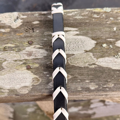 Leather Laced Barrel Reins