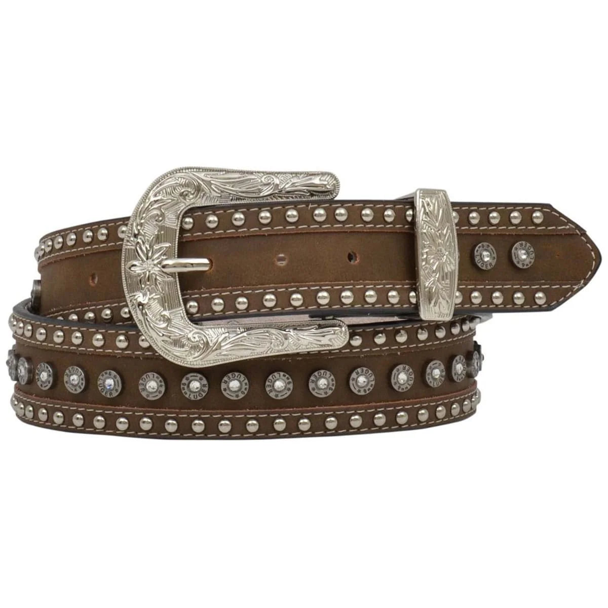Brown Shotgun Shell | Womens Belt