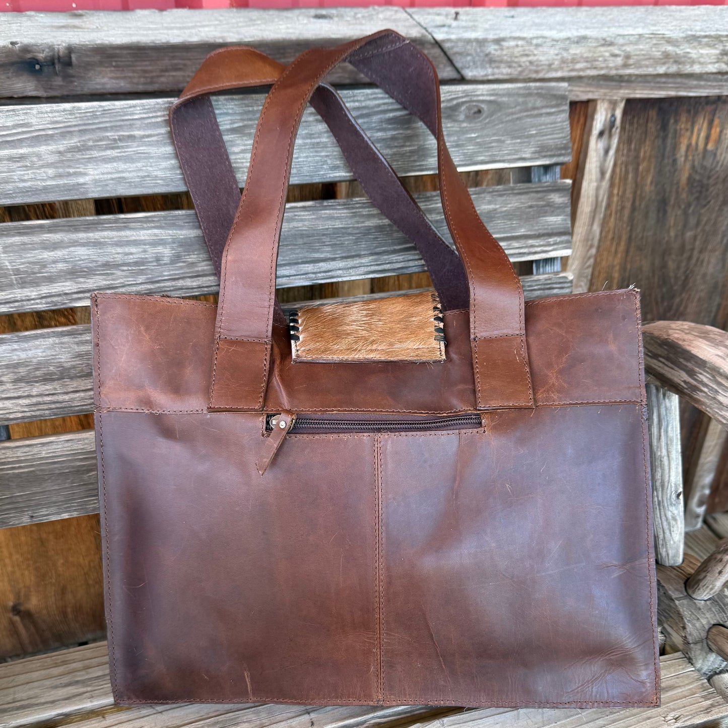 Cowhide Fringe Shoulder Bag