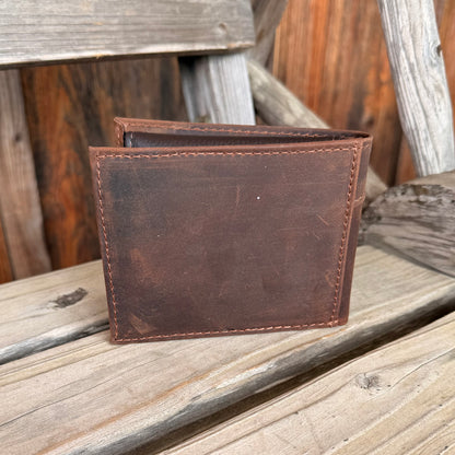 Brown Scroll Bi-Fold Wallet | Ariat