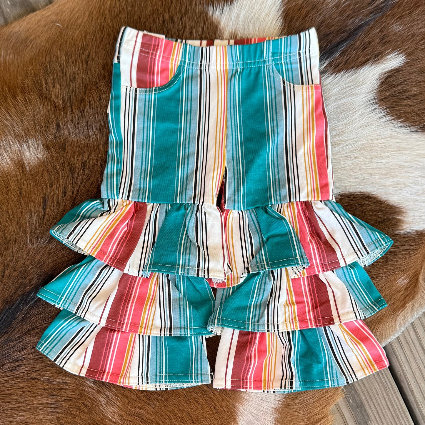 Serape Ruffle Flares | Wrangler Girls