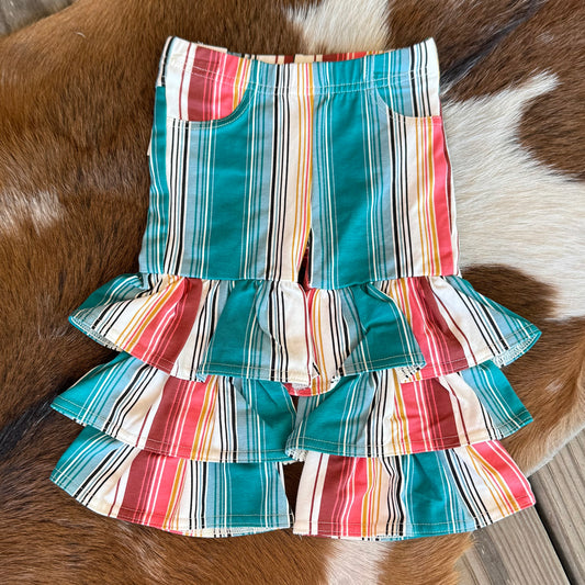 Serape Ruffle Flares | Wrangler Girls