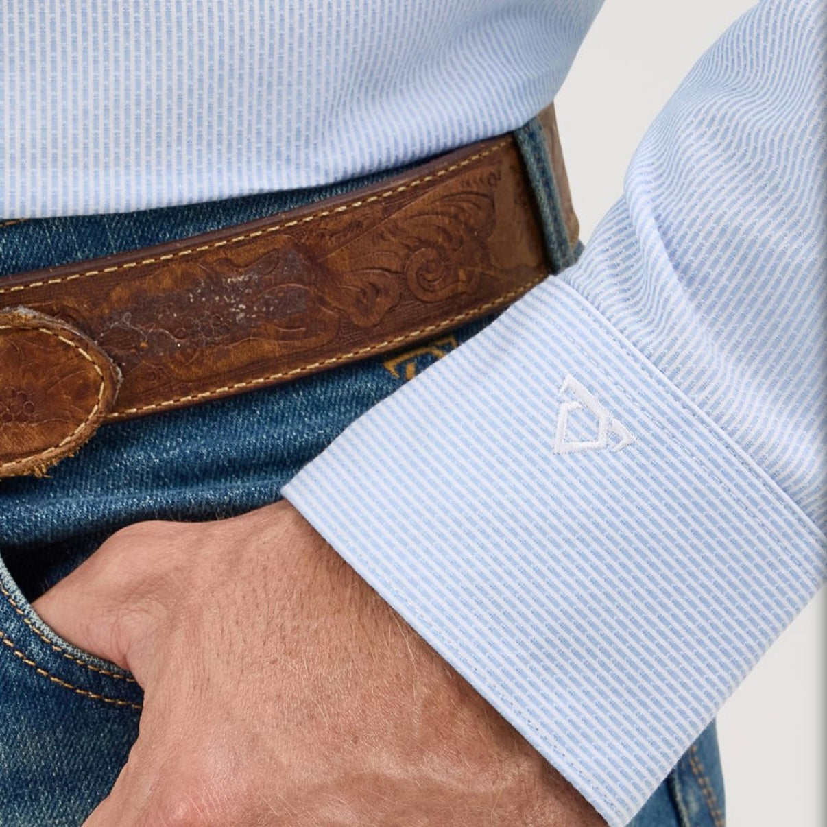 COJO Blue Stripe | Wrangler Mens