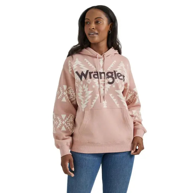 Pink Logo Hoodie | Wrangler Women's