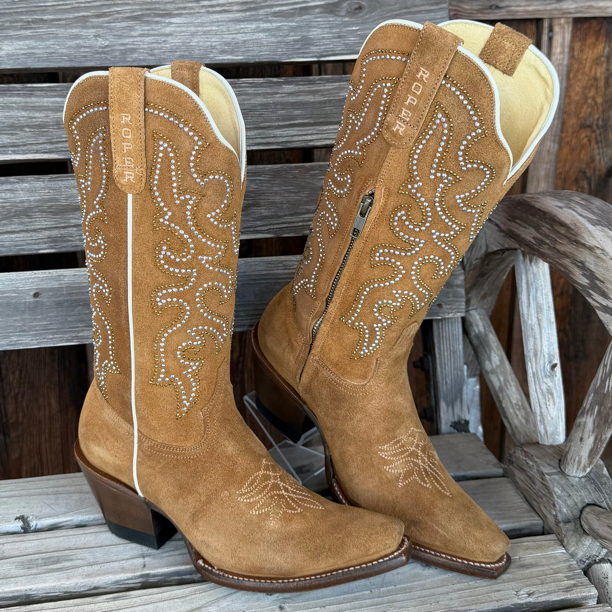 Classy Tan Suede | Roper Womens